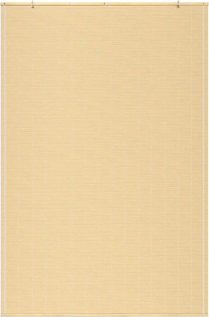 Red Lantern Matchstick Cordless Window Shade