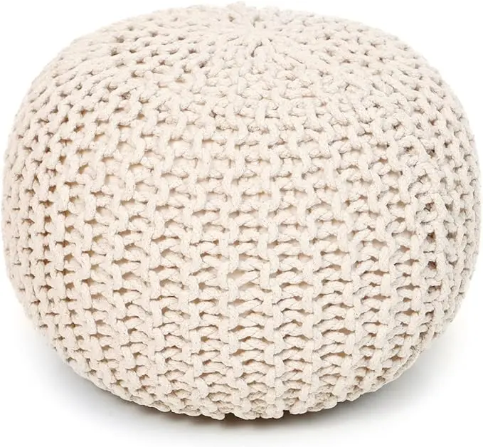 · REDEARTH · Round Pouf Ottoman