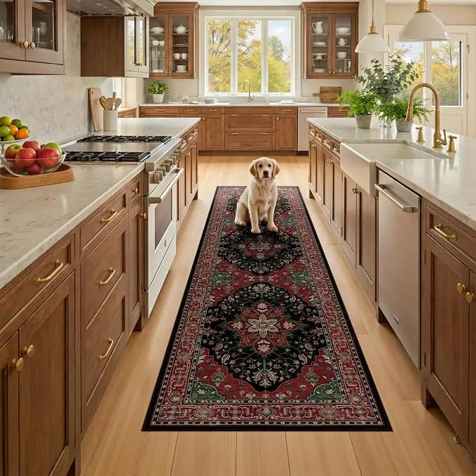 RELEANY Area Rugs 2'x8' Runner Rug Non Slip Washable