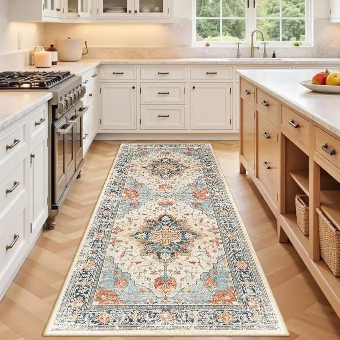 RELEANY Area Rugs 3'x7' Runner Rug Non Slip Washable