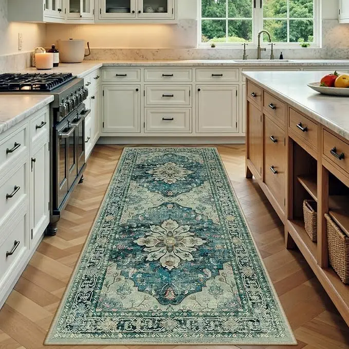 RELEANY Area Rugs 3'x8' Runner Rug Non Slip Washable