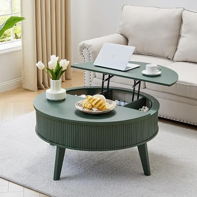 Round Lift Top Coffee Table