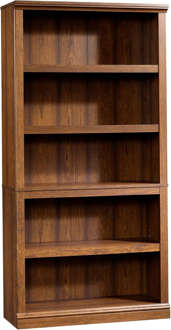 Sauder Miscellaneous Storage 5-Shelf Bookcase/ Book shelf, Washington Cherry
