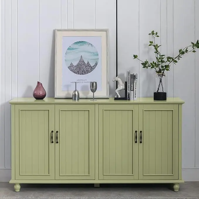 Scurrty 62'' Coffee Bar Cabinet Kitchen