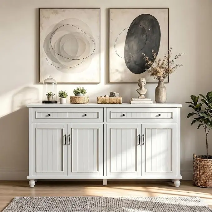 Scurrty Sideboard Buffet Cabinet, Vintage Coffee Bar Cabinets