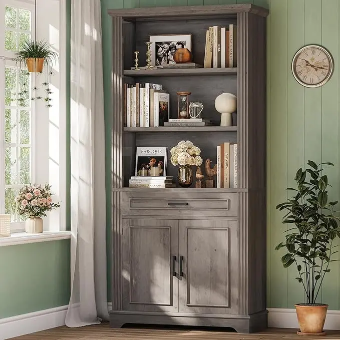 SEDETA Farmhouse Bookshelves and Bookcases