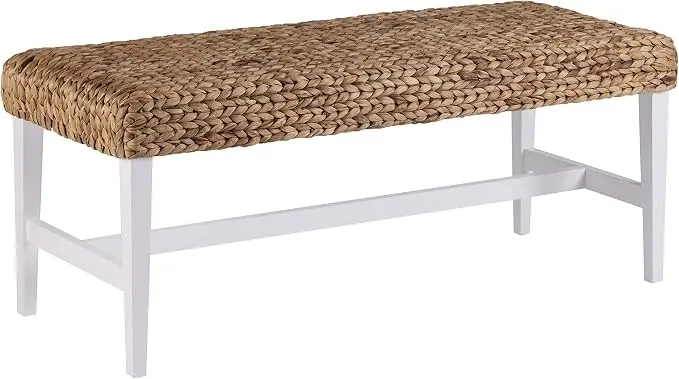 SEI Furniture Woven Coffee Table Bench