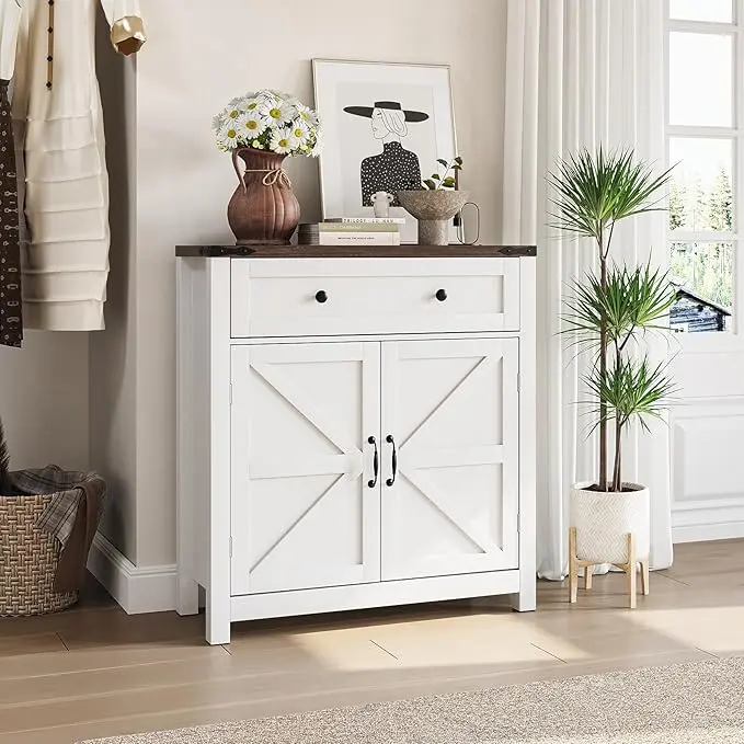 Semiocthome Farmhouse Sideboard Buffet Cabinet