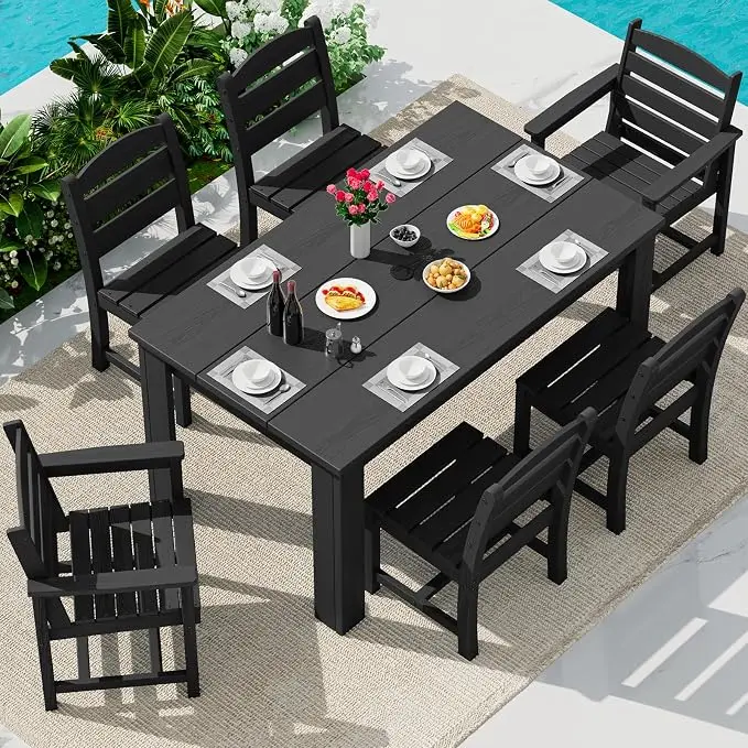SERWALL HDPE Dining Set for 6