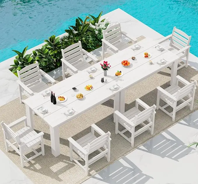 SERWALL HDPE Dining Set for 8