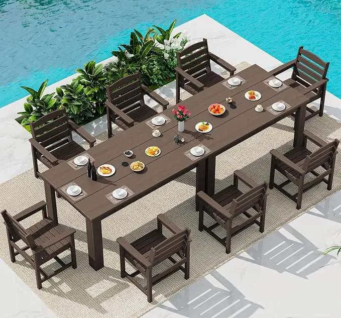 SERWALL HDPE Dining Set for 8
