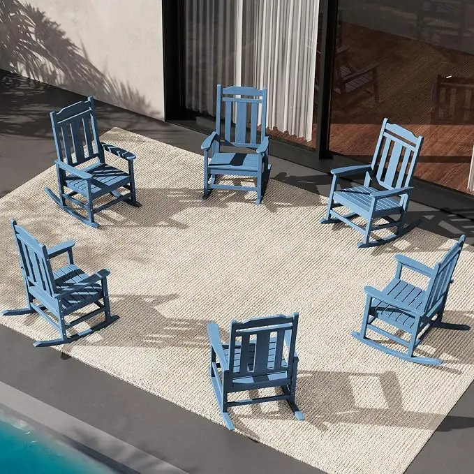 SERWALL HDPE Outdoor Rocking Chair