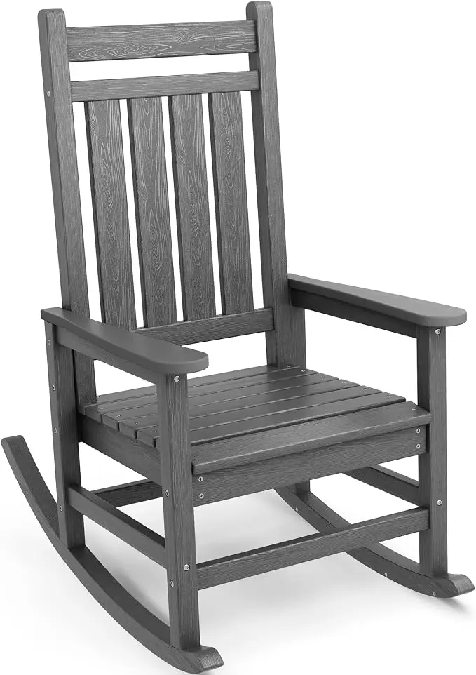 SERWALL Oversized Rocking Chair, Outdoor Rocking Chair