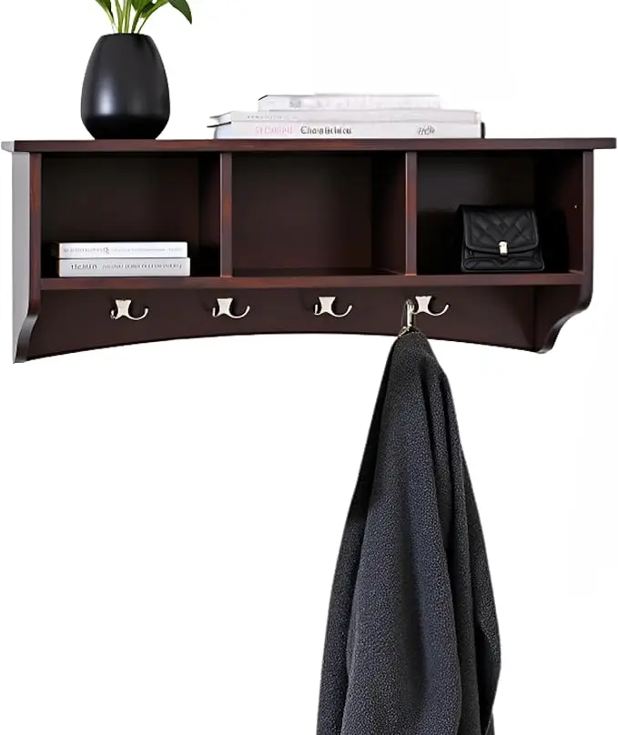 Shaker Cottage Wall-Mounted Coat Rack