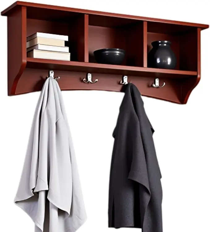 Shaker Cottage Wall-Mounted Coat Rack