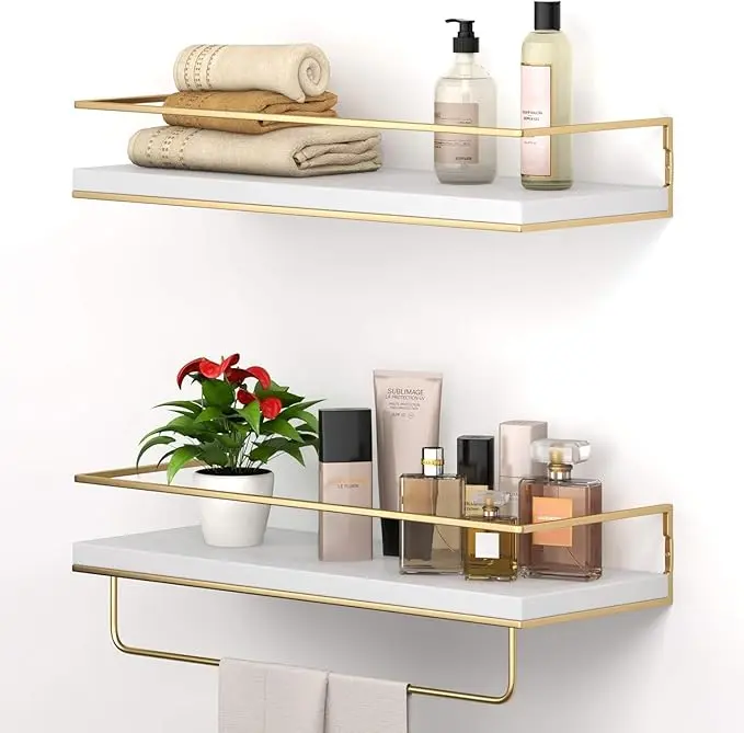Shario White Floating Shelves
