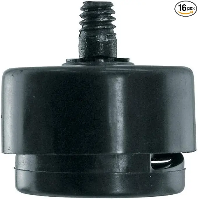 Shepherd Pack of 16 Self-Leveling Table Glides, 1/4" Threaded Stem