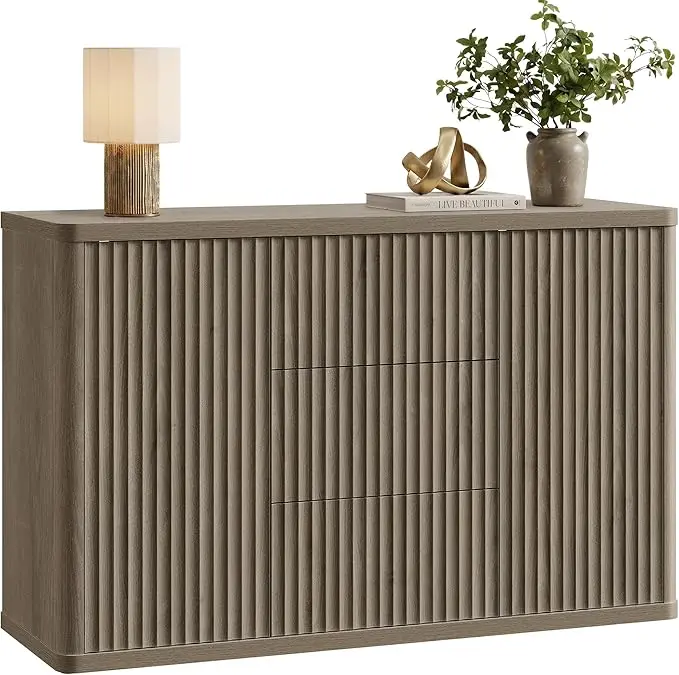 SICOTAS Buffet Cabinet with Storage 54.7" Large Modern Accent Storage Cabinet