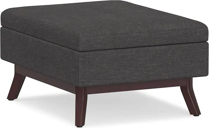 SIMPLIHOME Owen Coffee Table Storage Ottoman