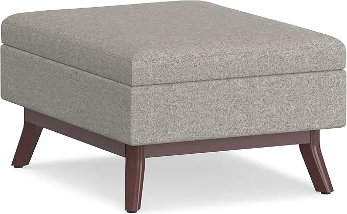SIMPLIHOME Owen Coffee Table Storage Ottoman