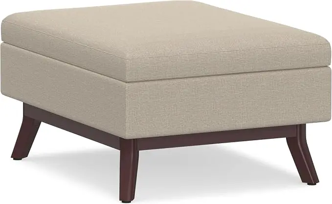 SIMPLIHOME Owen Coffee Table Storage Ottoman