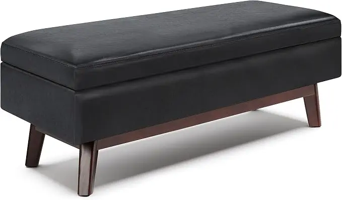 SIMPLIHOME Owen Rectangular Storage Ottoman