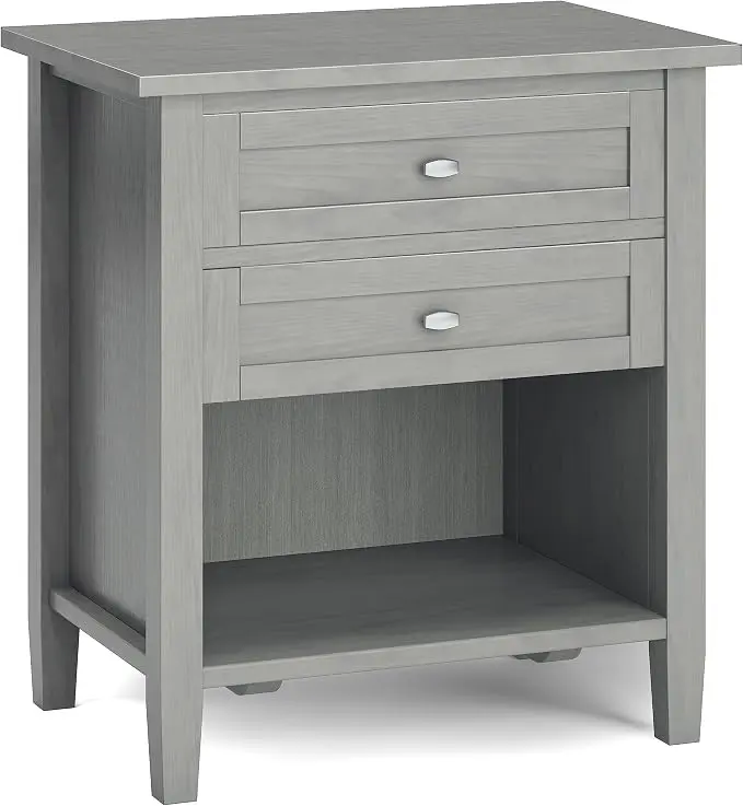 SIMPLIHOME Warm Shaker Bedside Table