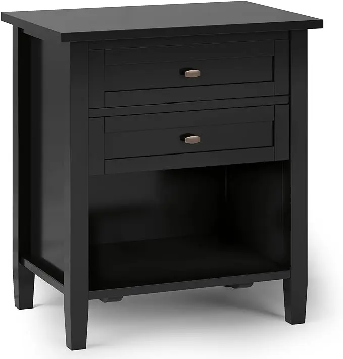 SIMPLIHOME Warm Shaker Bedside Table