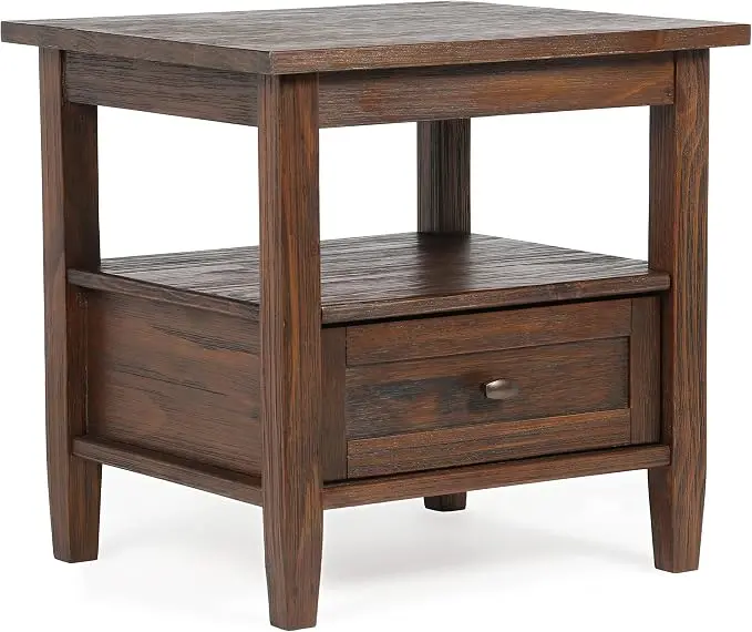 SIMPLIHOME Warm Shaker End Table