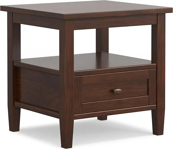 SIMPLIHOME Warm Shaker End Table