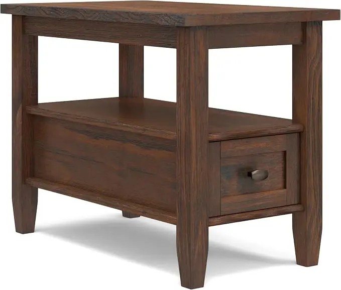 SIMPLIHOME Warm Shaker End Table