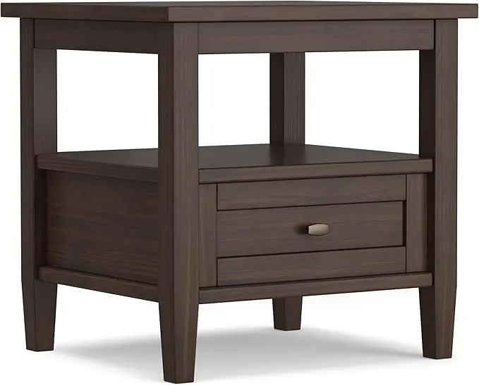 SIMPLIHOME Warm Shaker End Table