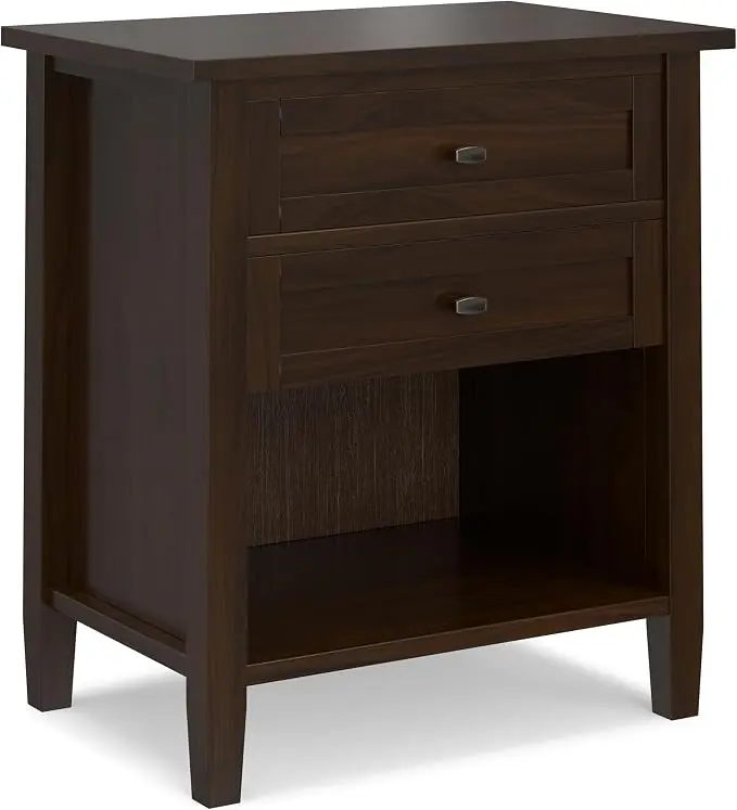 SIMPLIHOME Warm Shaker Nightstand