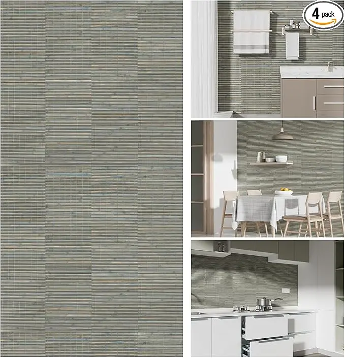 SINGULARWOOD Bamboo Wall Panel for Home Decor, Wall Cladding and Covering