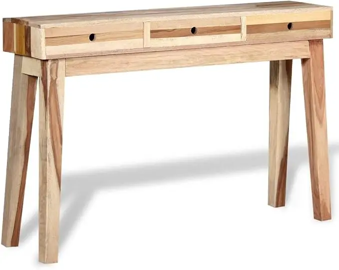 SKM Console Table Solid Reclaimed Wood