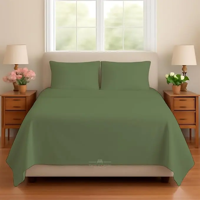 Sleeper Sofa Bed Sheet, 100% Cotton 400 Thread Count, 4 Piece Set, Deep Pocket