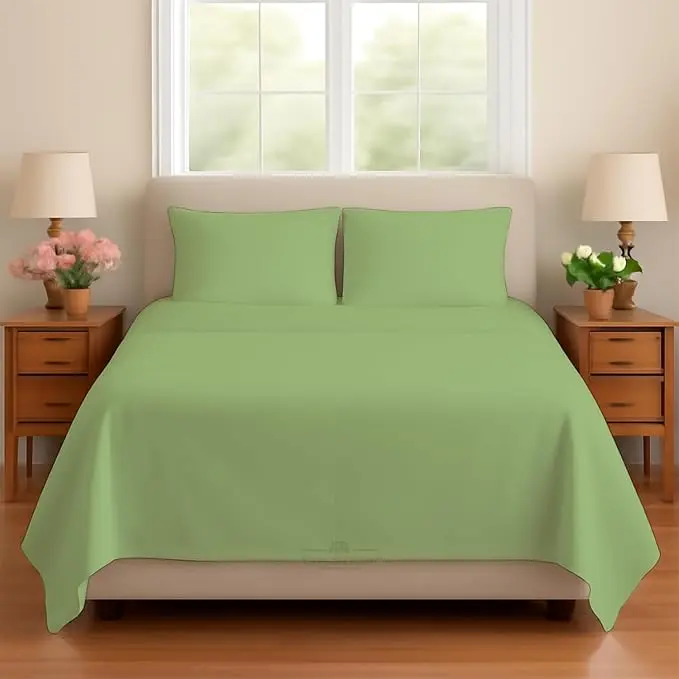 Sleeper Sofa Bed Sheet, 100% Cotton 400 Thread Count, 4 Piece Set, Deep Pocket