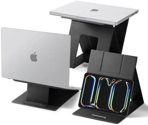 Slim Fold Portable Standing Desk Laptop Stand Foldable
