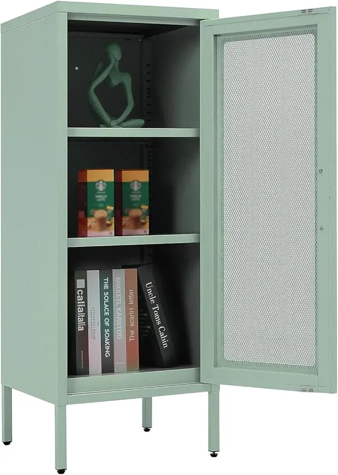 Slim Metal Storage Cabinet