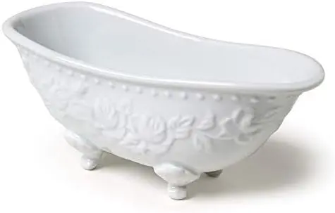 Soap Dish Bathtub, White