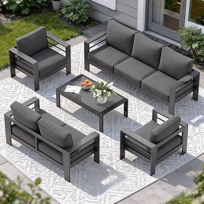 Solaste Aluminum Patio Furniture Set