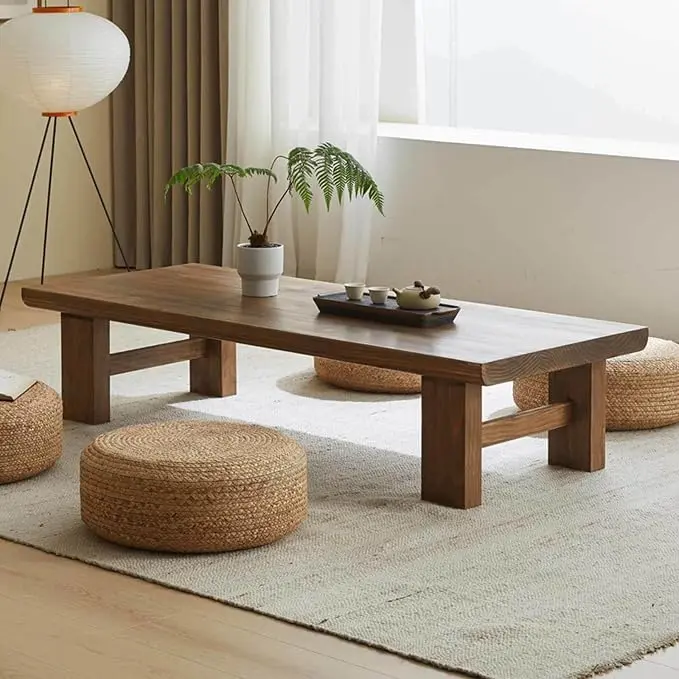 Solid Wood Japanese Tatami Coffee Table