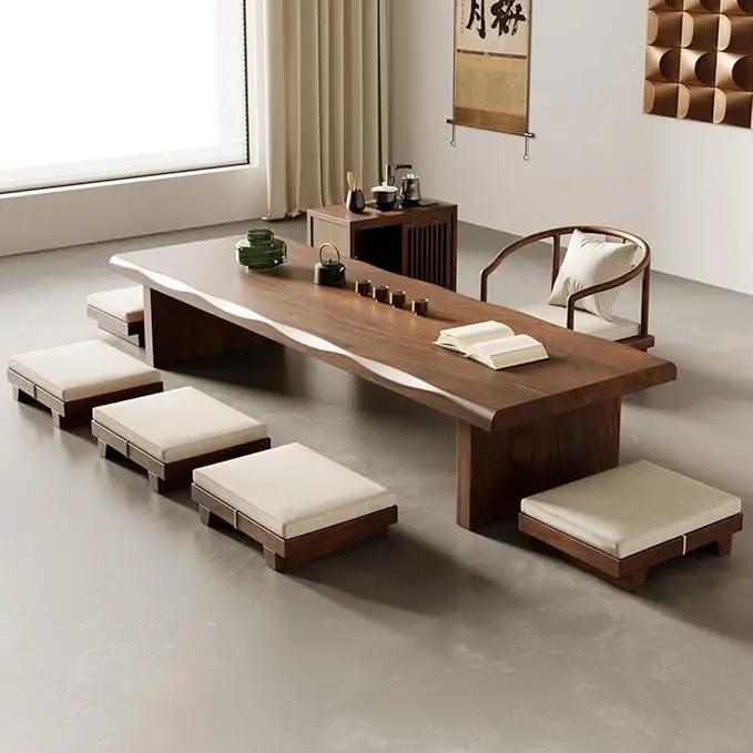 Solid Wood Low Coffee Tea Table