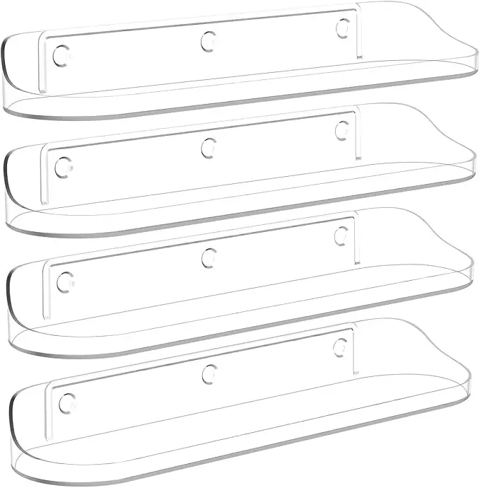 SpaceWhisper Floating Shelves for Wall, Living Room, Display Hanging Shelf