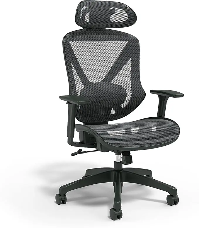 Staples Dexley Ergonomic Task Chair, Lumbar Support, Adjustable Height