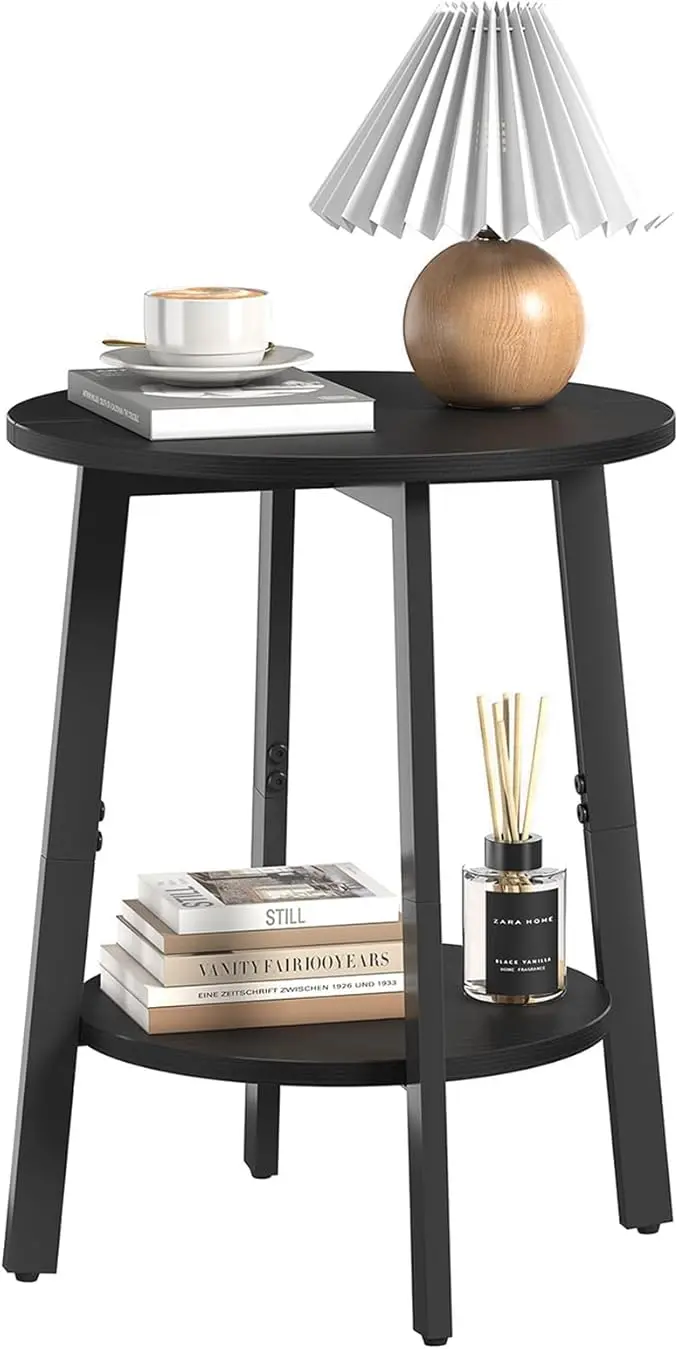 sthmec Side Table, Small Round End Table