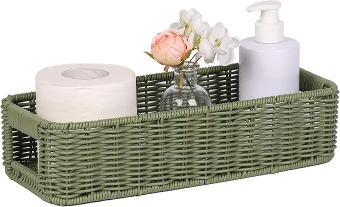 Storage Wicker Basket Decor