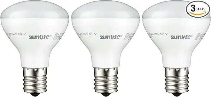 Sunlite LED R14 Mini Flood Light Bulbs, 4 Watts, 280 Lumens, Intermediate Base