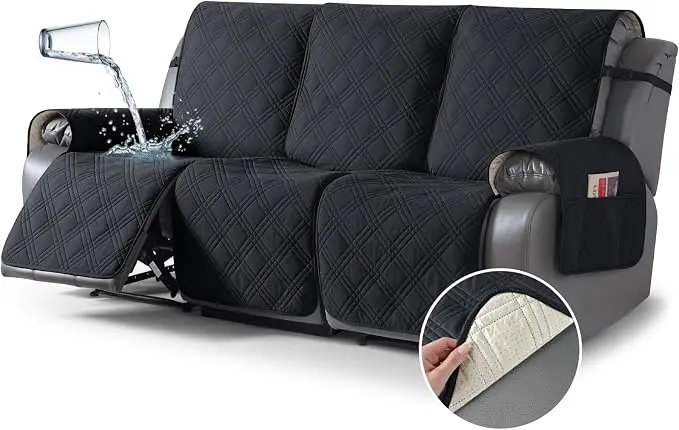 TAOCOCO 100% Waterproof Recliner Sofa Cover Non Slip Couch Cover