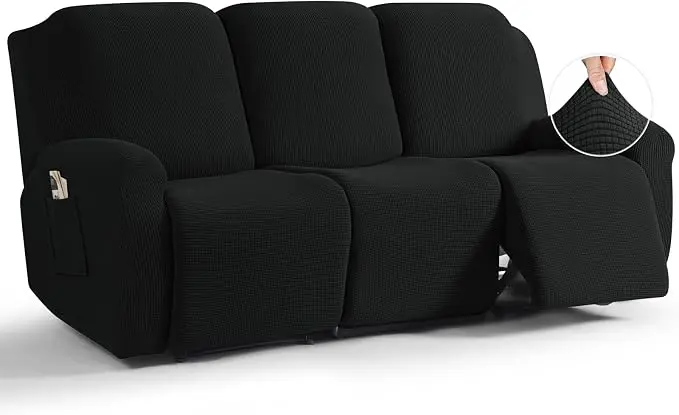 TAOCOCO Recliner Sofa Covers 8-Pieces Stretch Large Couch Covers
